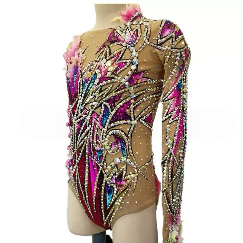 Ice sports leotard oder made