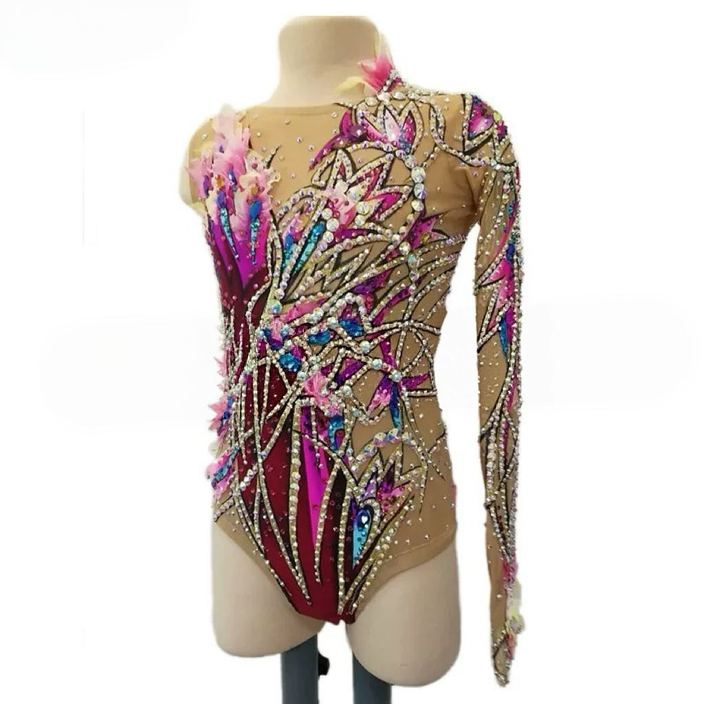 Ice sports leotard oder made