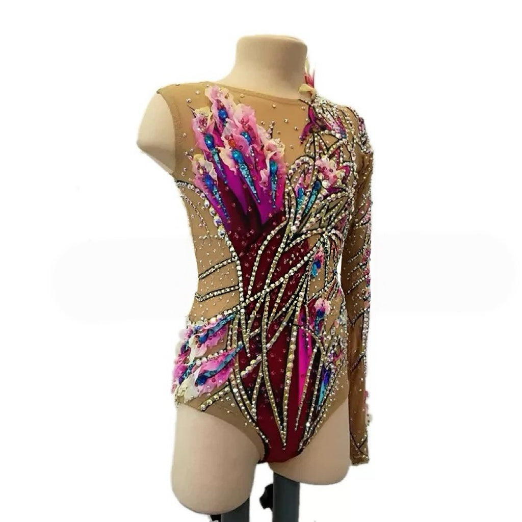 Ice sports leotard oder made