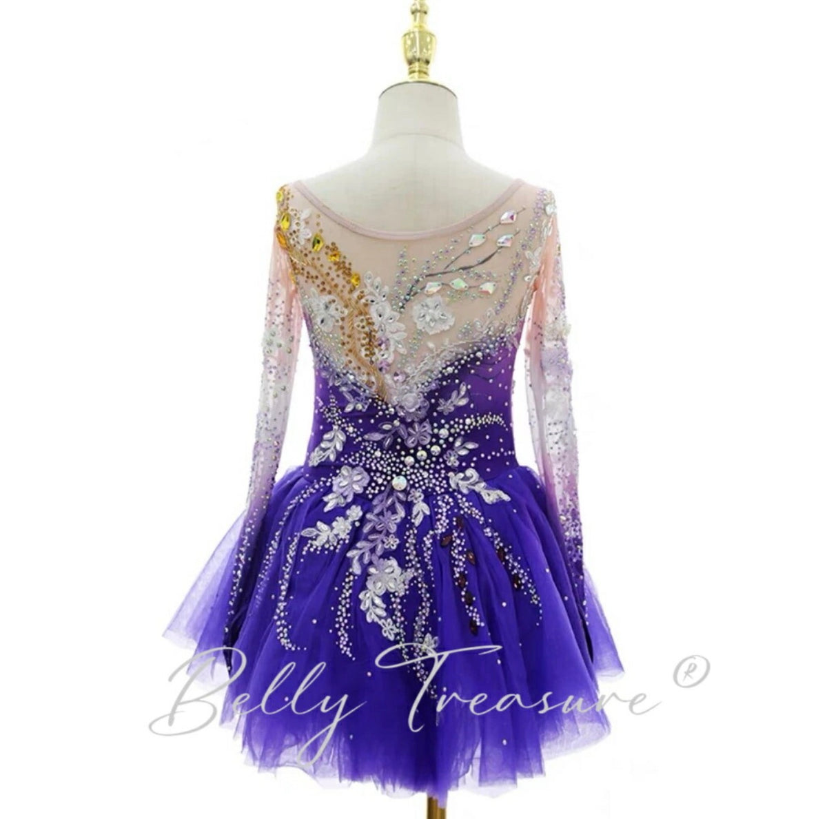 Handmade Custom Figure Skating Stage Costume