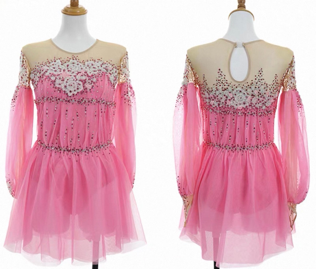 Handmade Custom Figure Skating Stage Costume HWJL 1126 202512