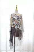Custom-made figure skating dress