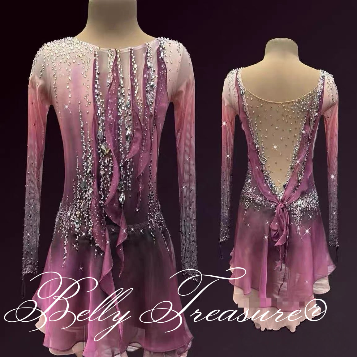 Figure skating dress  Dvw-009-202608