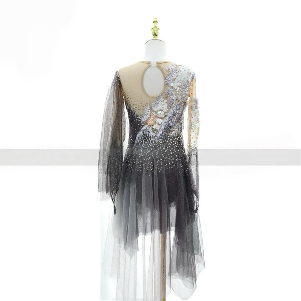 Custom-made figure skating dress